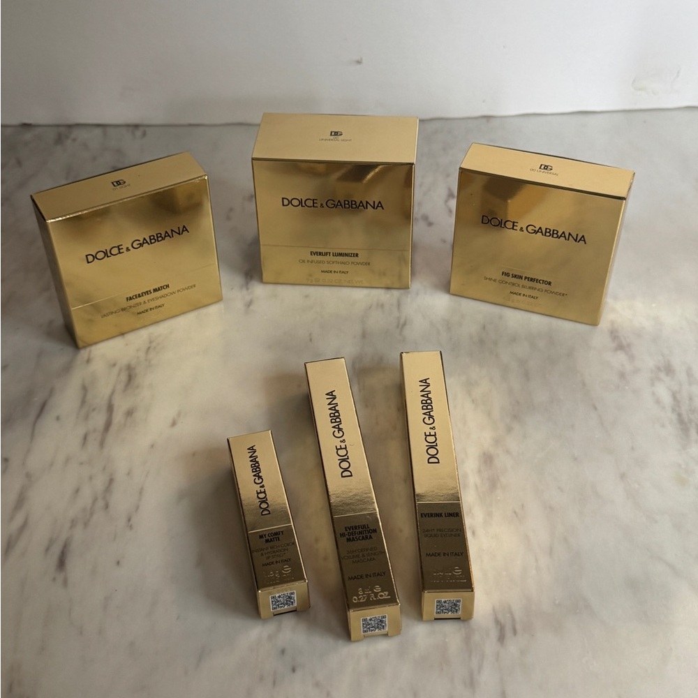 Dolce & Gabbana Women Skincare Set - Luxurious Gold Packaging